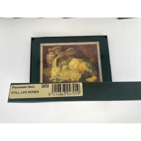 Vintage Jason Cork Backed 6 Placemats and 6 coasters in original box - Picture 3 of 9